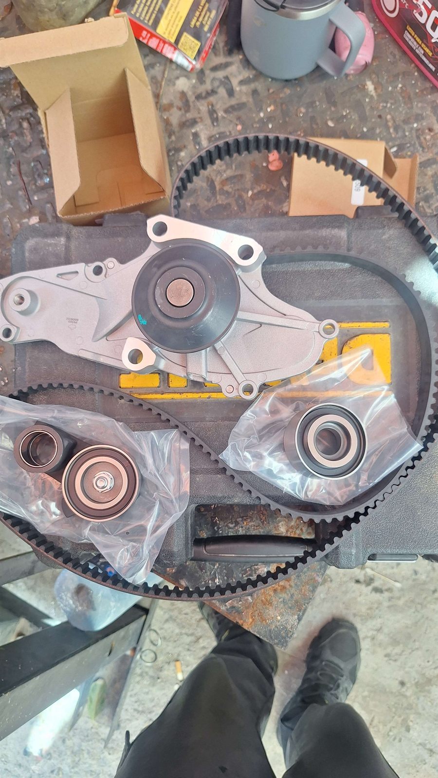 Kit de distribución y bomba de agua nueva para Honda Accord 2009